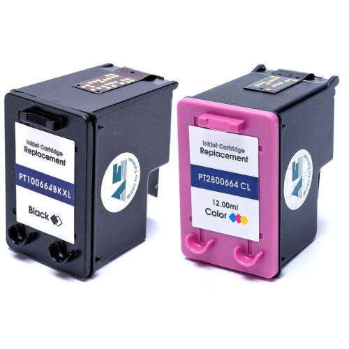 Kit 02 Cartucho de Tinta compatível com HP 664xl  664 xl