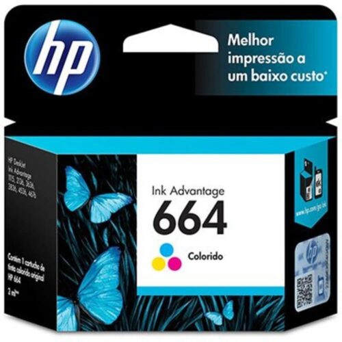 Cartucho Hp 664 F6V28AB Color | DeskJet 2136 3636 3836 4676