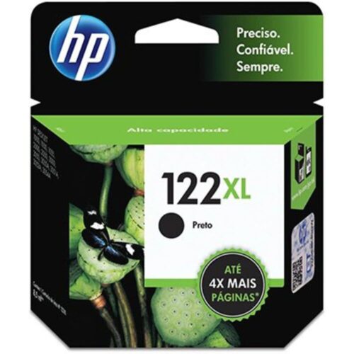 Cartucho Hp 122XL CH563HB Preto |Deskjet 1000 J110 2000 J210