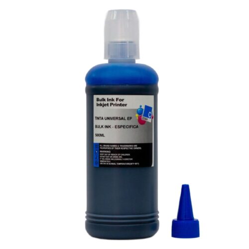 Tinta universal compatível com Epson Ecotank, Ciano 500ml
