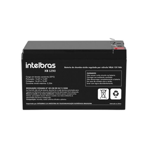 Bateria Selada Intelbras VRLA 12v-9Ah XB1290-Nobreak